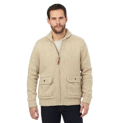 RJR.John Rocha Natural borg lined sweater with wool